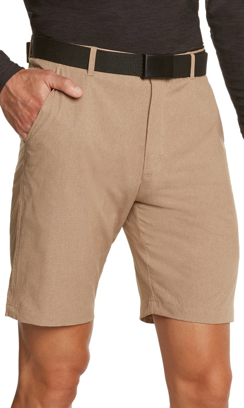 Three Sixty Six Mens Dry Fit Golf Shorts 10 in Inseam - Quick Dry Casual Chinos w/Elastic Waist - Image 1